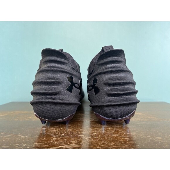 Under Armour Blur 2 MC Suede Black Football Cleats Men's Size 13 3027978-001 - Picture 9 of 11